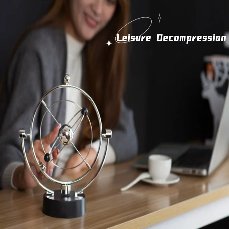 3rd generation newton pendulum, newton pendulum planetary model decoration