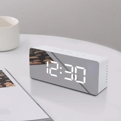 Digital Alarm Clock LED Electronic Desktop