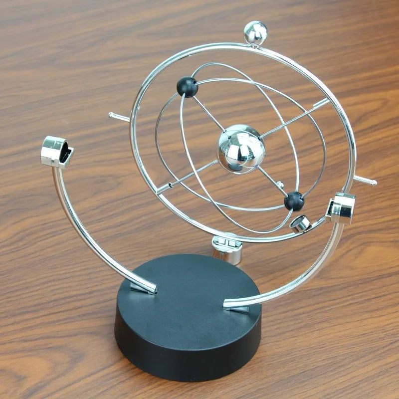 3rd generation newton pendulum, newton pendulum planetary model decoration