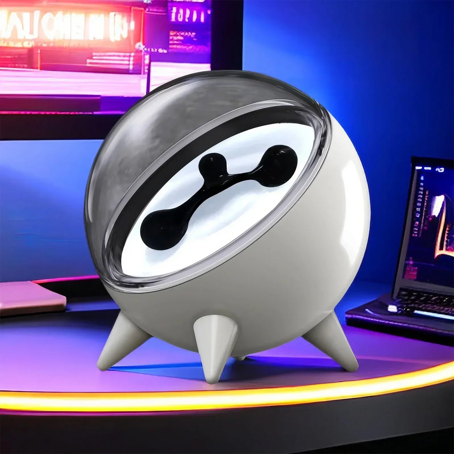 Magnetic Fluid Music Lamp LED Rhythm Visualization