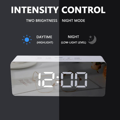 Digital Alarm Clock LED Electronic Desktop