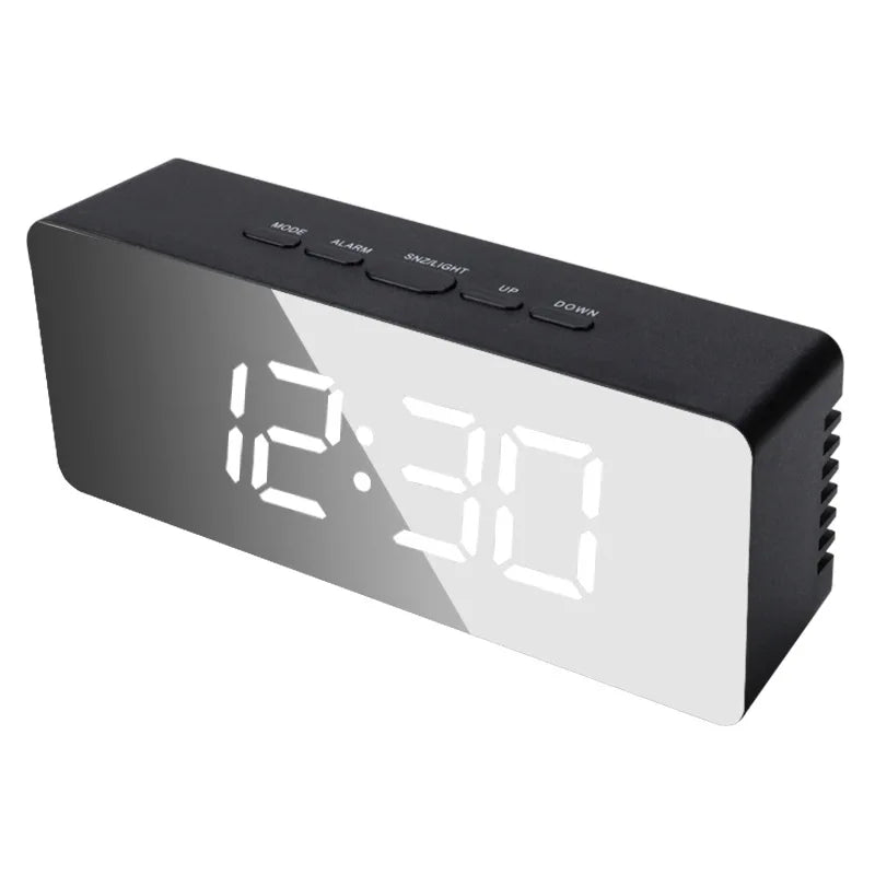 Digital Alarm Clock LED Electronic Desktop