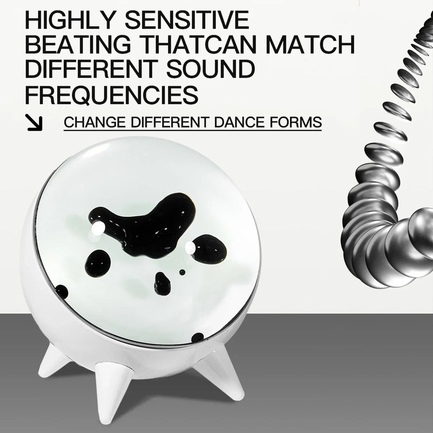 Magnetic Fluid Music Lamp LED Rhythm Visualization