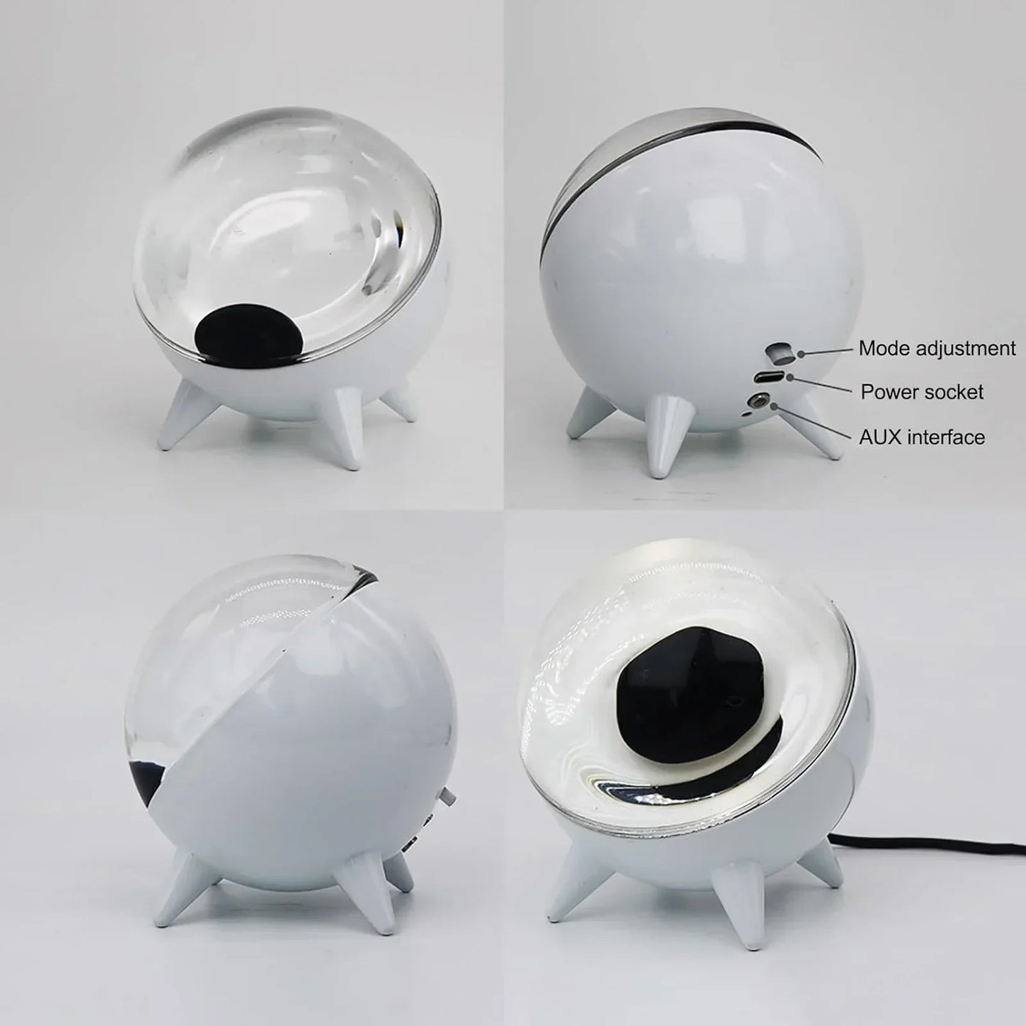 Magnetic Fluid Music Lamp LED Rhythm Visualization