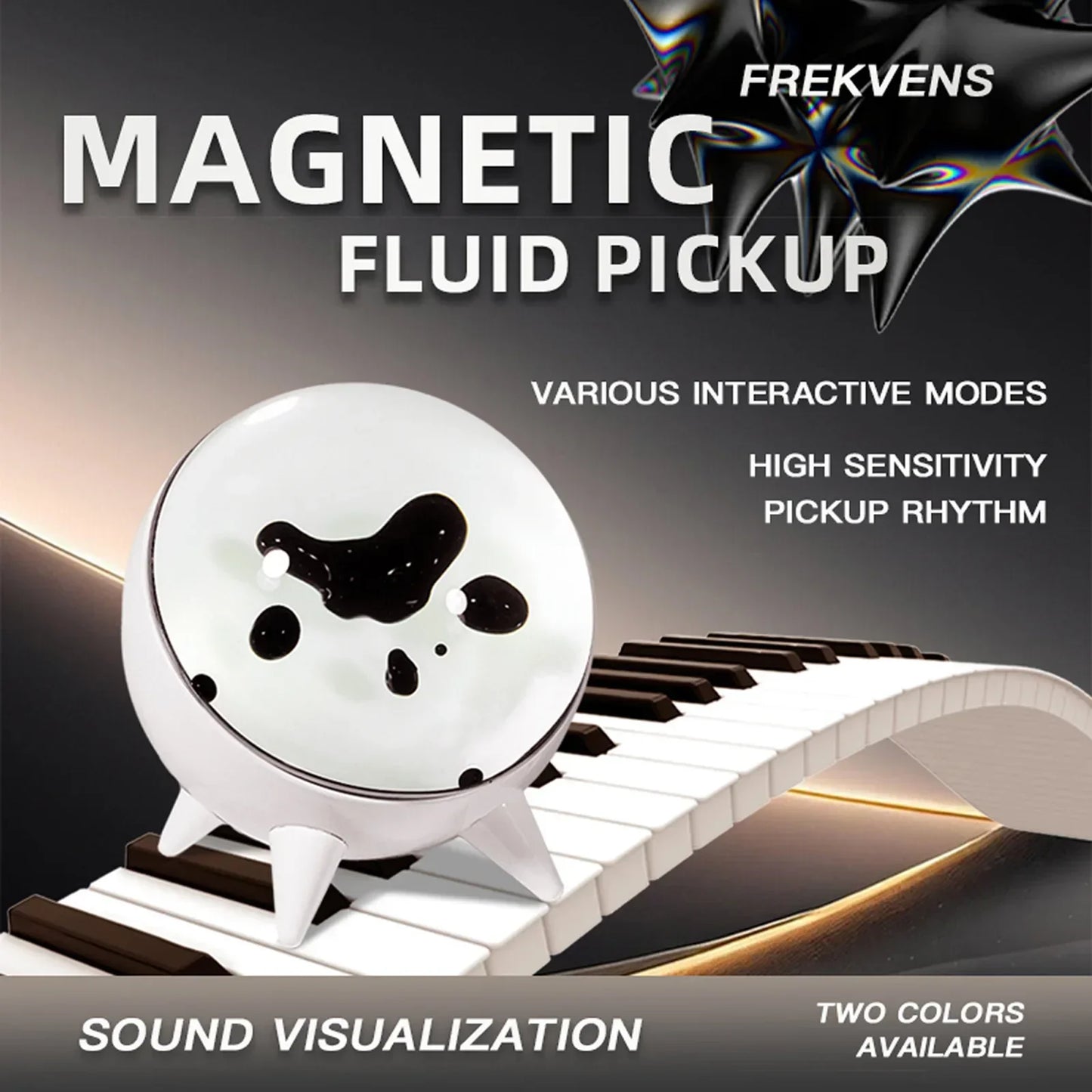Magnetic Fluid Music Lamp LED Rhythm Visualization