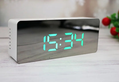 Digital Alarm Clock LED Electronic Desktop