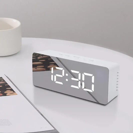Digital Alarm Clock LED Electronic Desktop