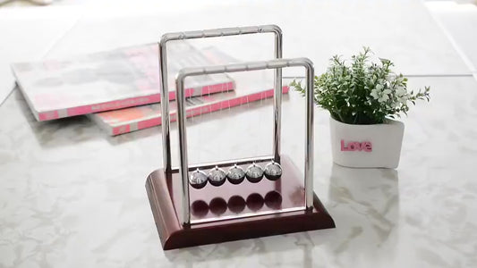 Newtonian Energy Conservation Model Rotating Ball Ornament